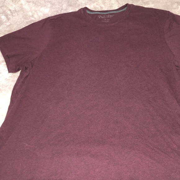 Banana Republic Burgundy Short Sleeve Shirt